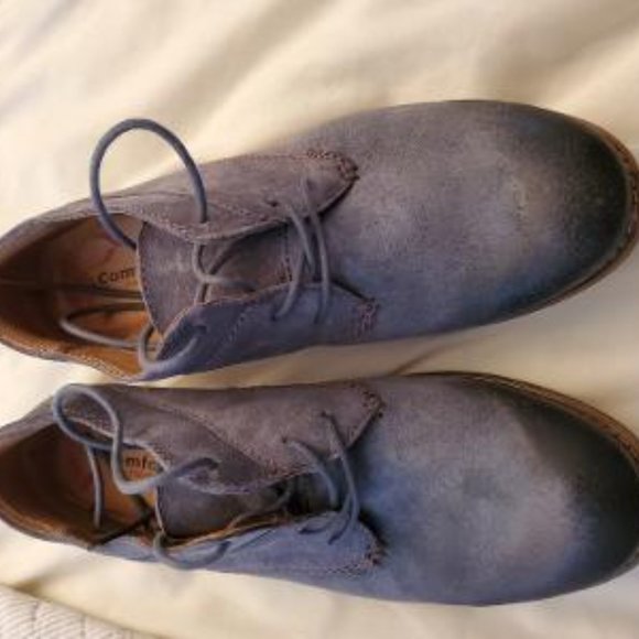 COMFORTIVA BRAND TOLLA OXFORDS 8M DENIM BLUE - Picture 2 of 5